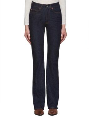 ACNE STUDIOS Lita One Flared Jeans In Blue